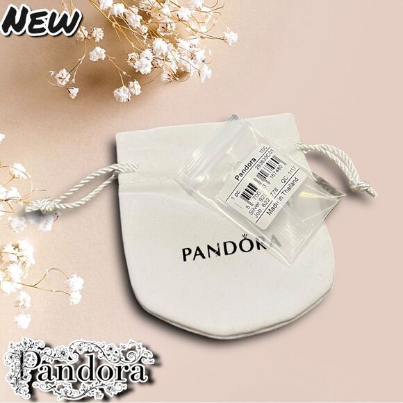 New Pandora Sterling Silver Halo Hearts Stud Earrings with Dust Bag - Picture 9 of 10